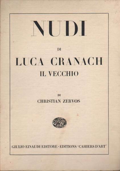 NUDI DI LUCA CRANACH IL VECCHIO.