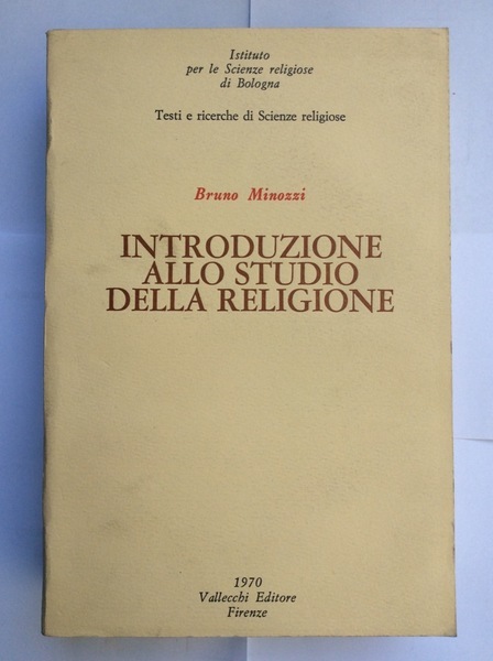 INTRODUZIONE ALLO STUDIO DELLA RELIGIONE.