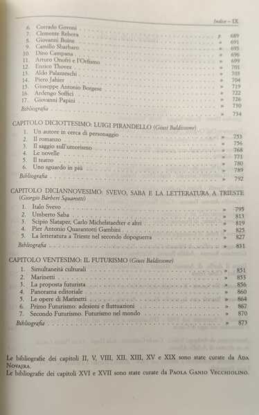 STORIA DELLA CIVILTA' LETTERARIA ITALIANA. - Volume Quinto, tomo Primo: …