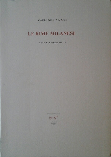 LE RIME MILANESI.