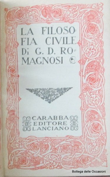 LA FILOSOFIA CIVILE.