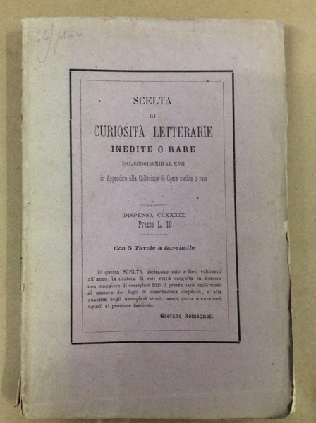 L'ADORAZIONE DE' MAGI. - Azione drammatica. Pubblicata secondo la rarissima …