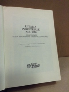 L'ITALIA INDUSTRIALE NEL 1881. - Conferenze sulla esposizione nazionale di …