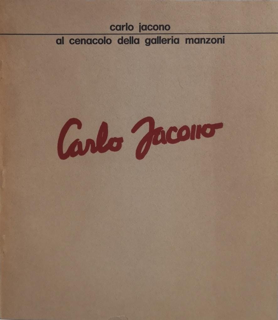 50 OPERE DI CARLO IACONO. 20 GENNAIO - 13 FEBBRAIO …