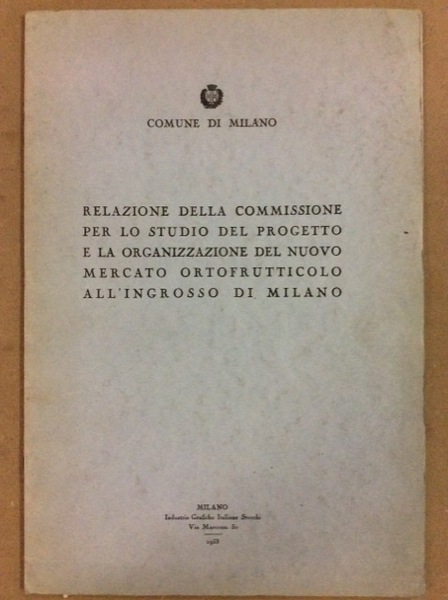 RELAZIONE DELLA COMMISSIONE PER LO STUDIO DEL PROGETTO E LA …