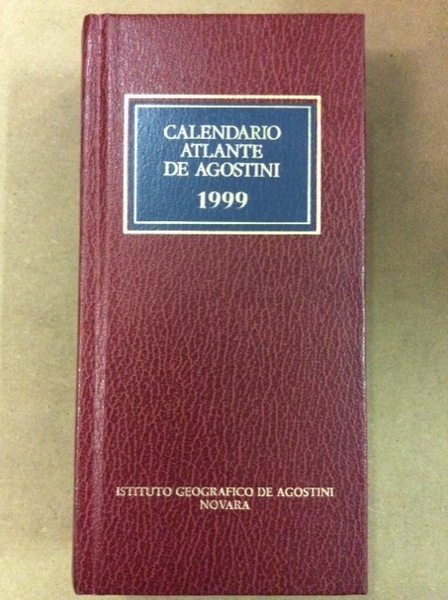 CALENDARIO ATLANTE DE AGOSTINI. 1999. - Anno 95.
