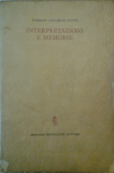 INTERPRETAZIONI E MEMORIE.