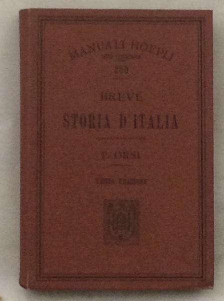 BREVE STORIA D'ITALIA.