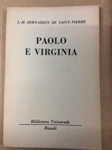 PAOLO E VIRGINIA.