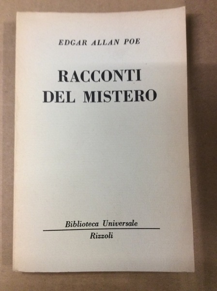 RACCONTI DEL MISTERO.