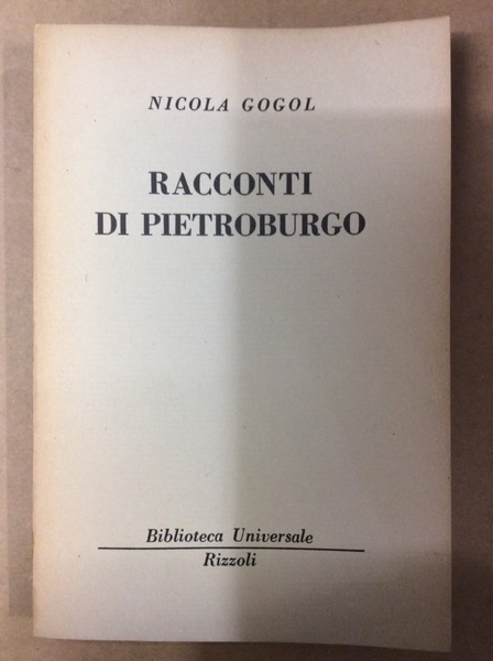 RACCONTI DI PIETROBURGO.