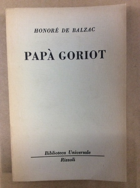 PAPA' GORIOT.