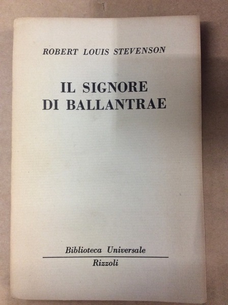 IL SIGNORE DI BALLANTRAE.