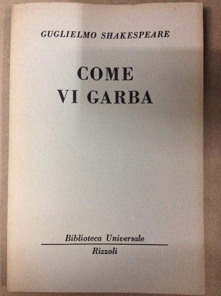 COME VI GARBA.
