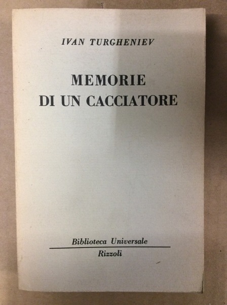 MEMORIE DI UN CACCIATORE.