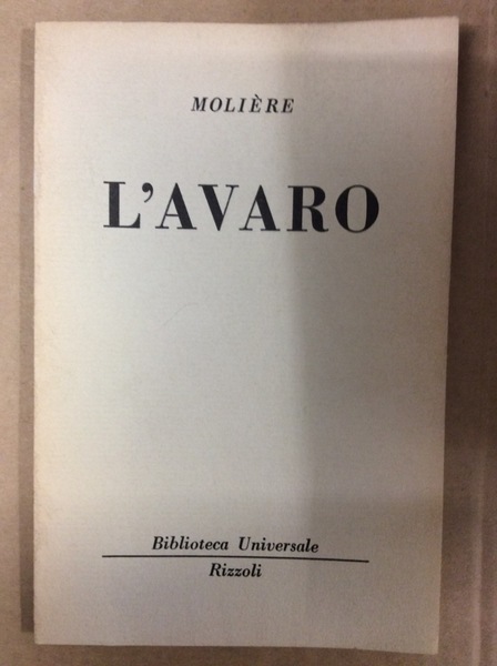 L'AVARO.