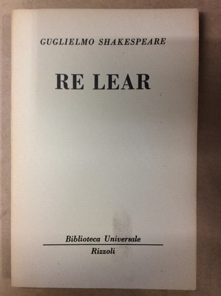 RE LEAR.