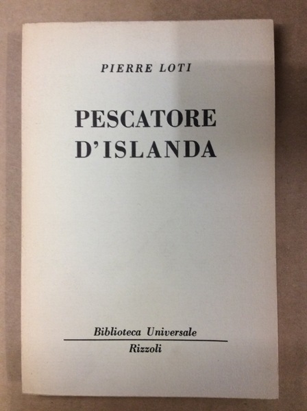 PESCATORE D'ISLANDA.
