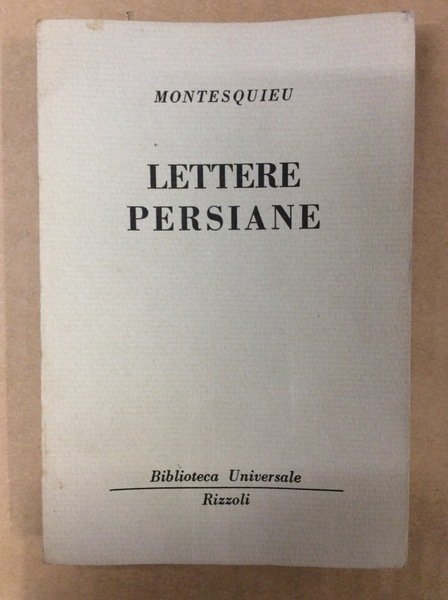 LETTERE PERSIANE.