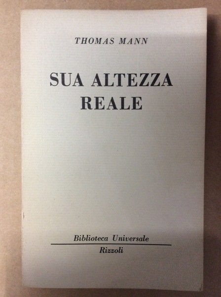 SUA ALTEZZA REALE.
