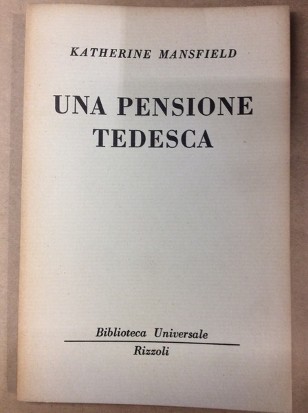 UNA PENSIONE TEDESCA.