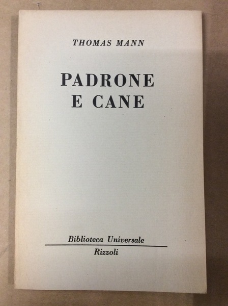 PADRONE E CANE.