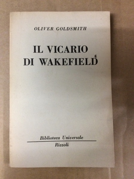 IL VICARIO DI WAKEFIELD.