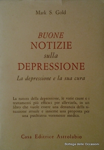BUONE NOTIZIE SULLA DEPRESSIONE.