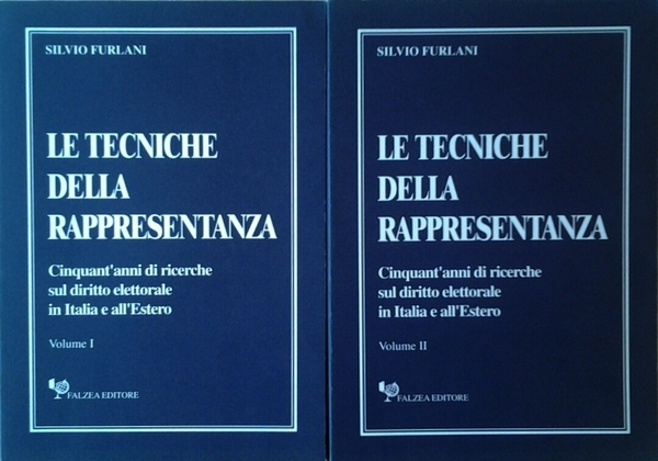 LE TECNICHE DELLA RAPPRESENTANZA. 2 Volumi. - Cinquant'anni di ricerche …