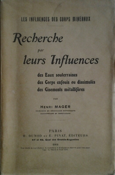 RECHERCHE PAR LEURS INFLUENCES DES EAUX SOUTERRAINES DES CORPS ENFOUIS …