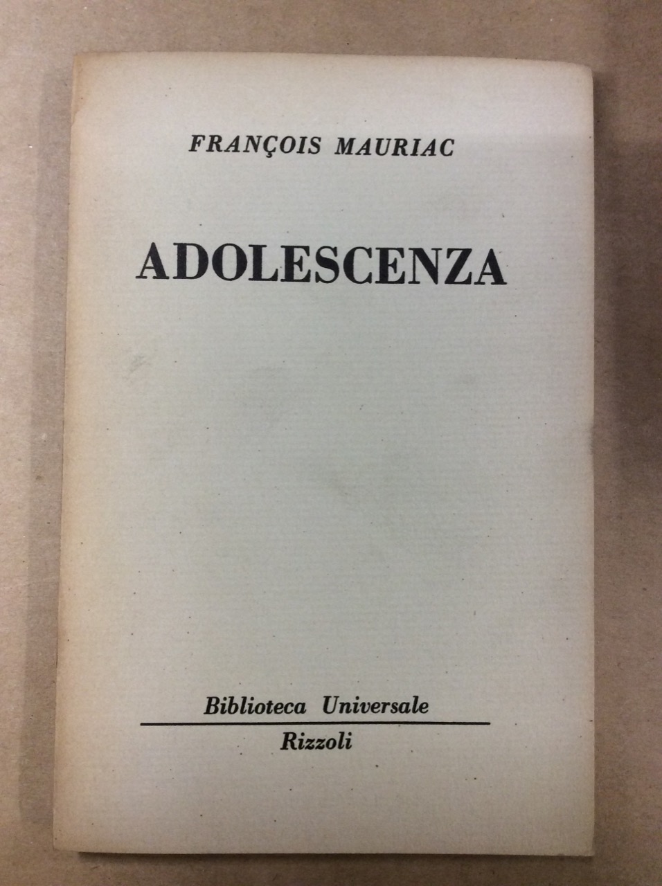 ADOLESCENZA.
