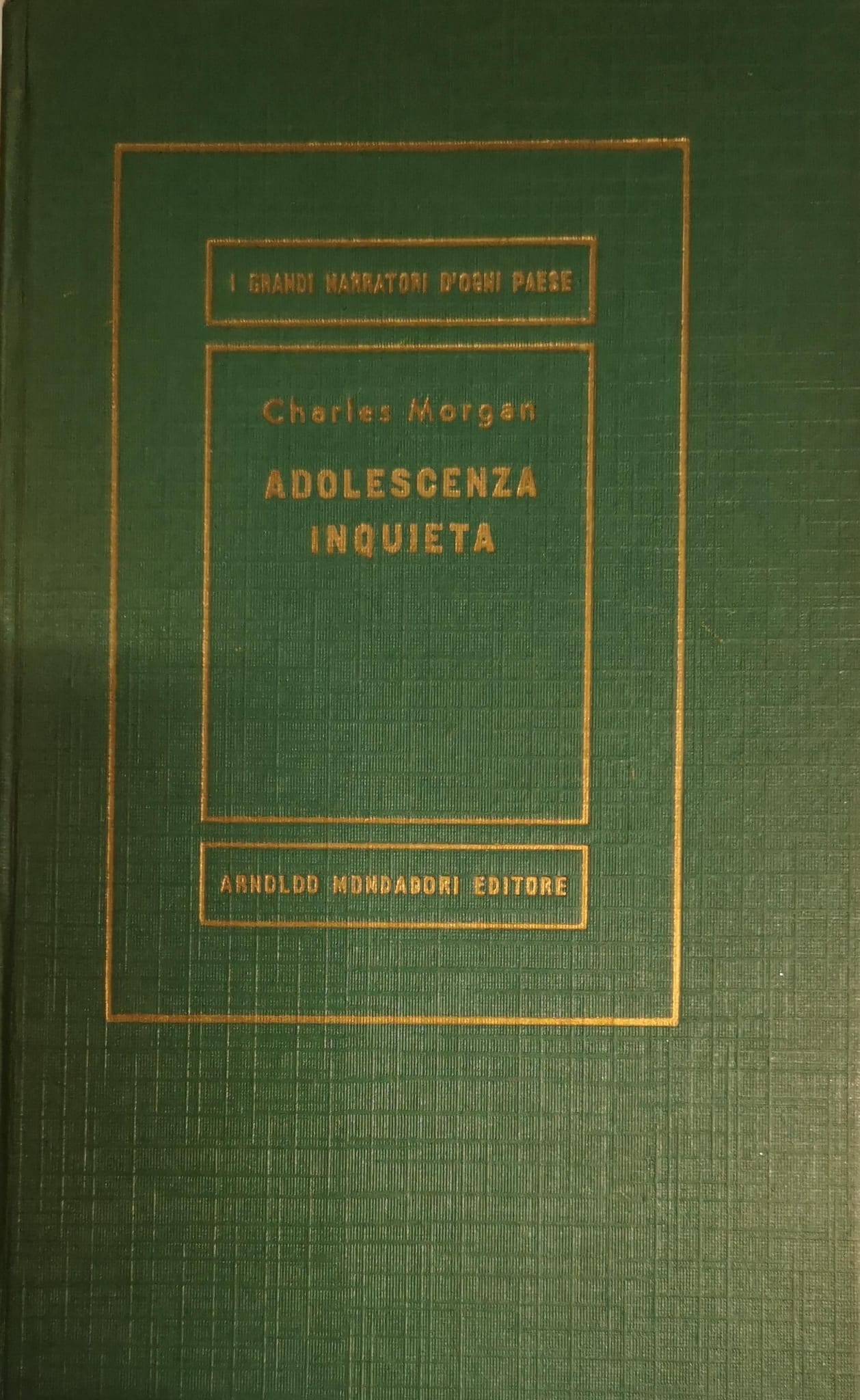 ADOLESCENZA INQUIETA. - Traduzione di Sofia Tronzano Usigli.
