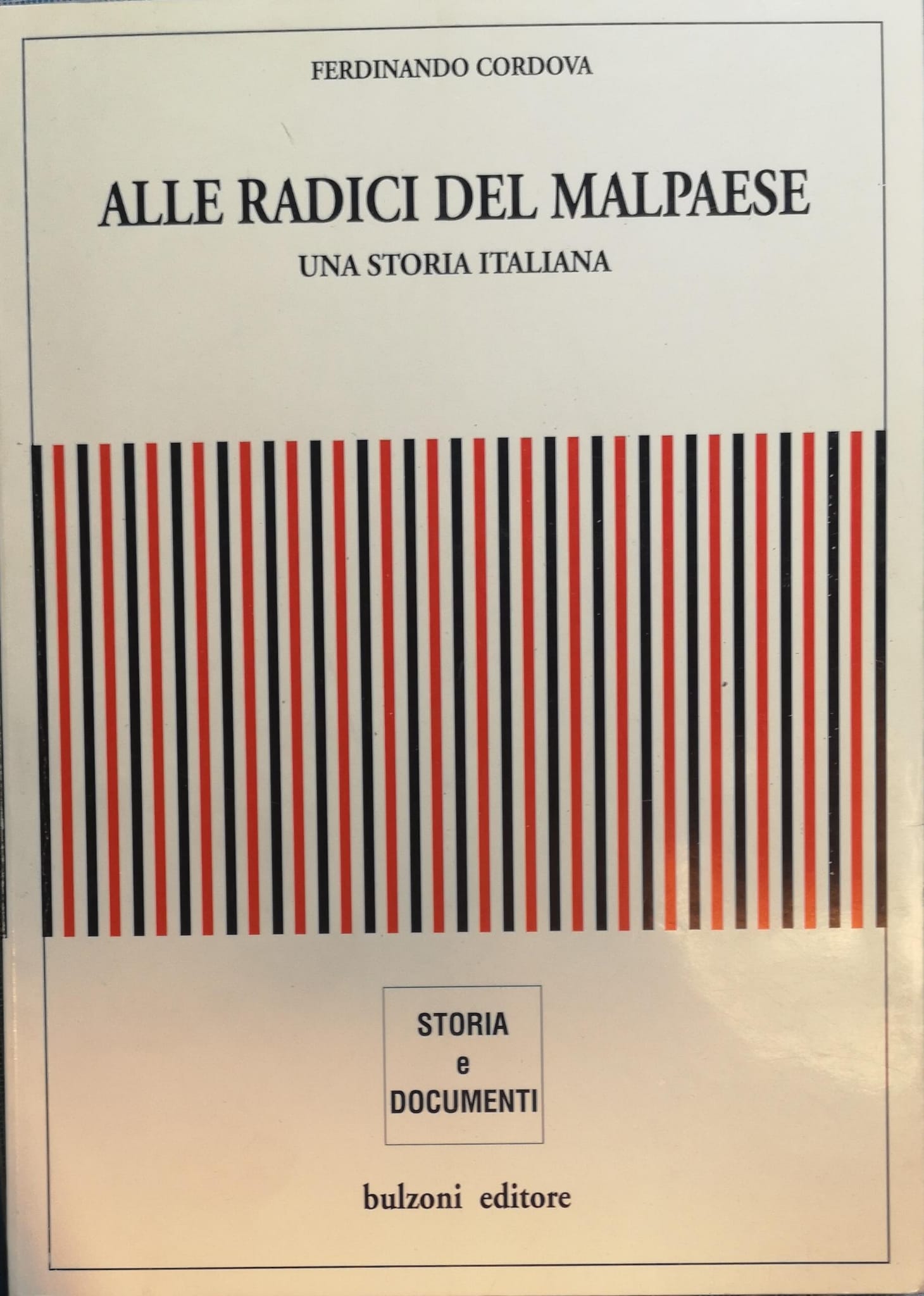 ALLE RADICI DEL MALPAESE. UNA STORIA ITALIANA.