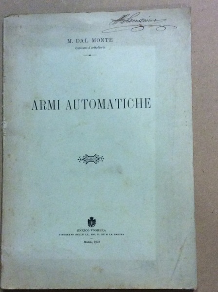 ARMI AUTOMATICHE.