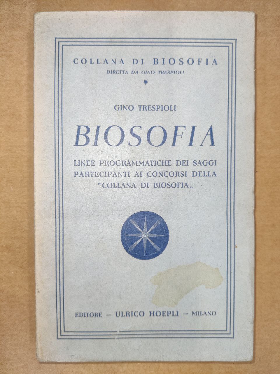 BIOSOFIA. - Lineee programmatiche dei saggi partecipanti ai concorsi della …