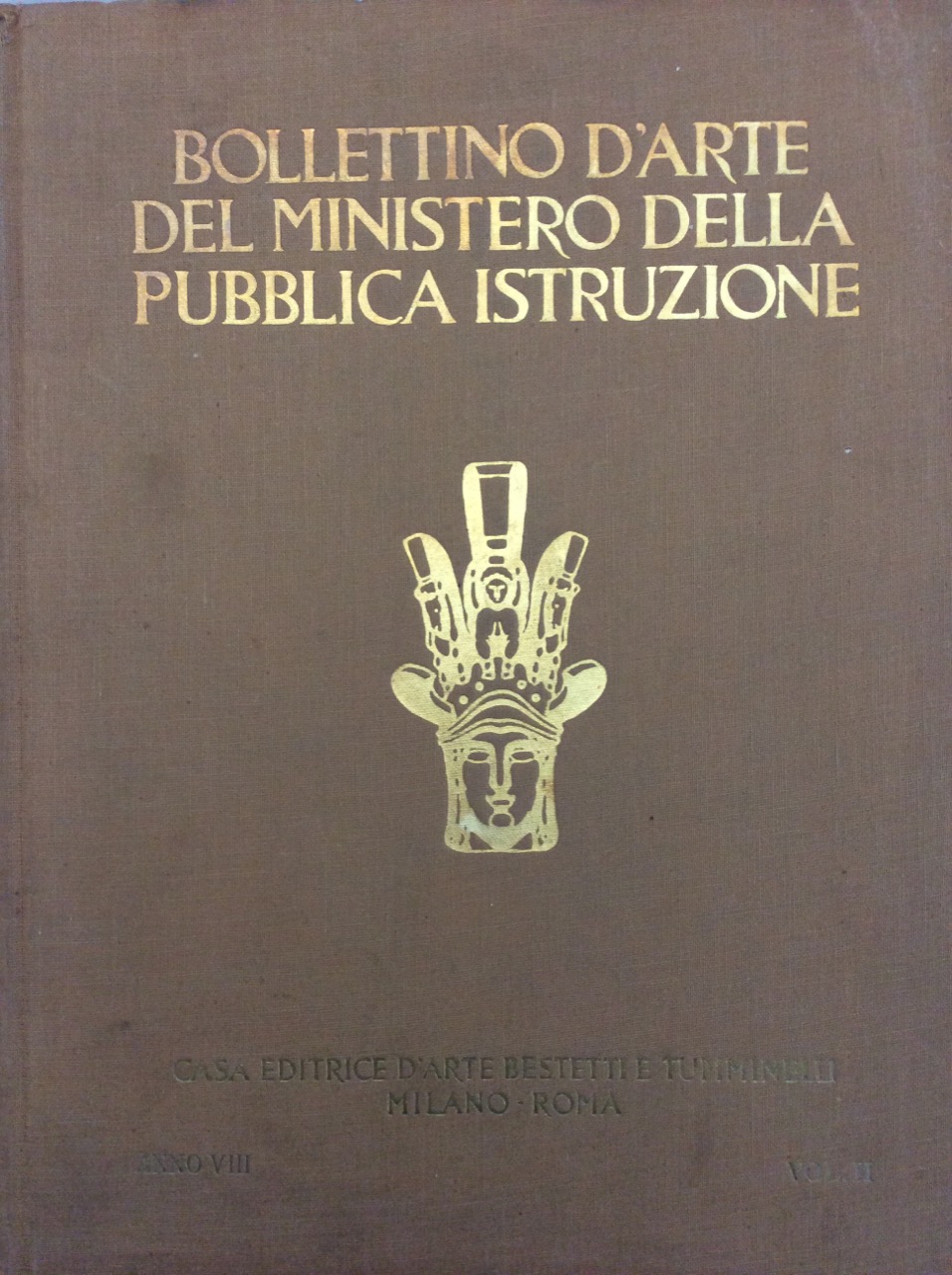 BOLLETTINO D'ARTE DEL MINISTERO DELLA EDUCAZIONE NAZIONALE. Gennaio 1930 - …
