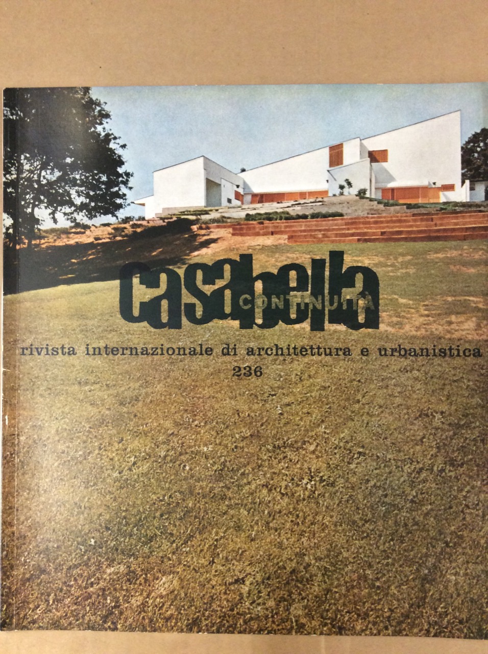 CASABELLA CONTINUITA'. Rivista internazionale di Architettura e Urbanistica N. 236. …