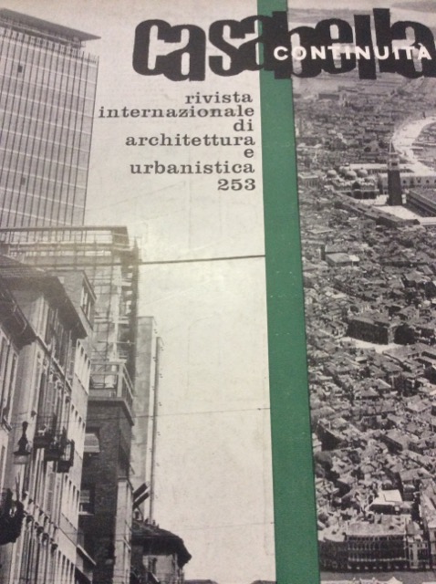 CASABELLA CONTINUITA'. Rivista internazionale di Architettura e Urbanistica N. 253. …