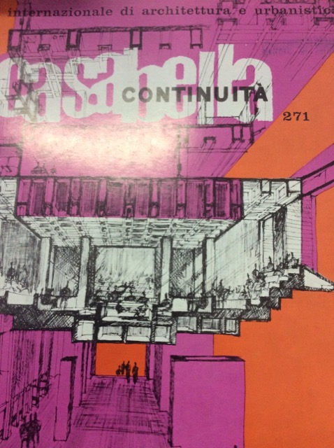 CASABELLA CONTINUITA'. Rivista internazionale di Architettura e Urbanistica N. 271. …