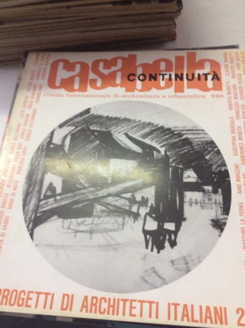 CASABELLA CONTINUITA'. Rivista internazionale di Architettura e Urbanistica N. 289. …