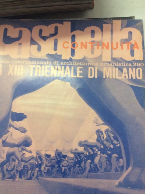CASABELLA CONTINUITA'. Rivista internazionale di Architettura e Urbanistica N. 290. …
