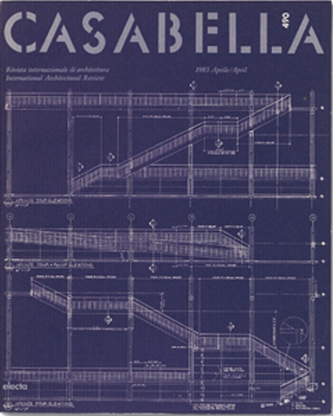 CASABELLA. Rivista internazionale di Architettura. N. 490. Aprile 1983.
