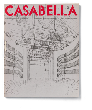 CASABELLA. Rivista internazionale di Architettura. N. 508. Dicembre 1984.