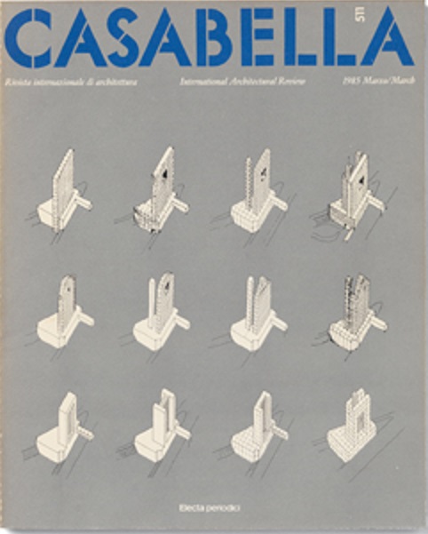CASABELLA. Rivista internazionale di Architettura. N. 511. Marzo 1985.