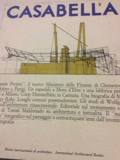 CASABELLA. Rivista internazionale di Architettura. N. 560. Settembre 1989.