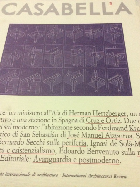 CASABELLA. Rivista internazionale di Architettura. N. 583. Ottobre 1991.