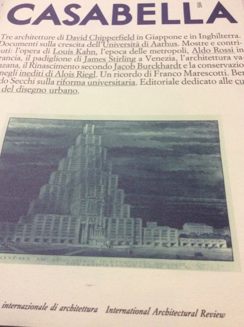 CASABELLA. Rivista internazionale di Architettura. N. 584. Novembre 1991.