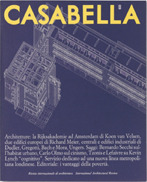 CASABELLA. Rivista internazionale di Architettura. N. 600. Aprile 1993.