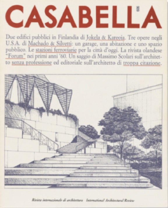 CASABELLA. Rivista internazionale di Architettura. N. 606. Novembre 1993.