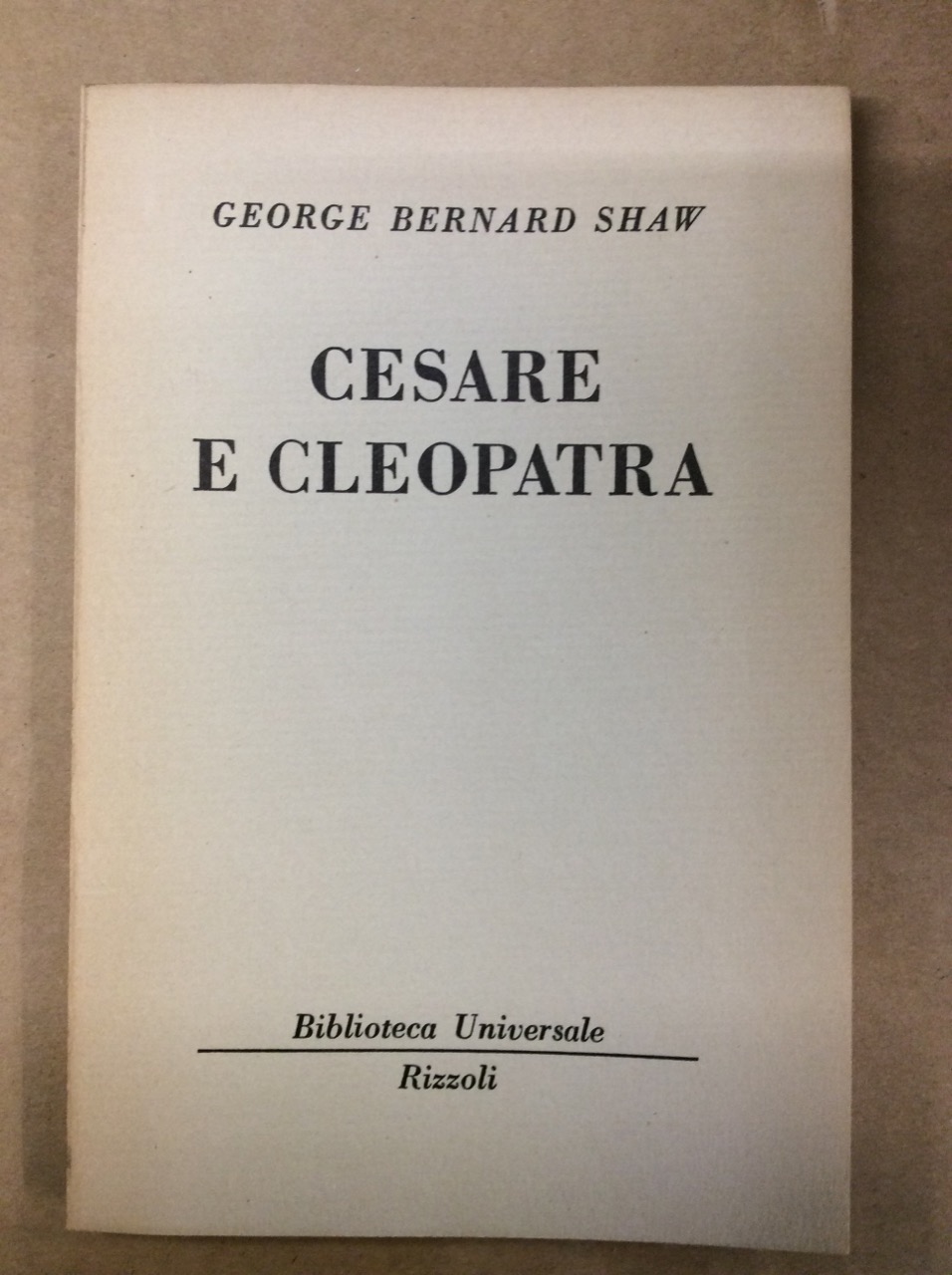 CESARE E CLEOPATRA.